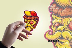 Delicious pizza slice zombie style Product Image 3