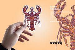 Elegant classic lobster ornament svg Product Image 4