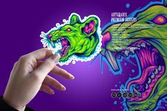 Creepy rat headed monster with anger expression Product Image 4