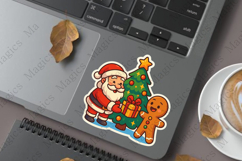 Christmas sticker design Bundle, Funny gnome sticker design Product Image 6