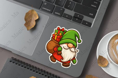 cute Christmas gnome Sticker Product Image 1