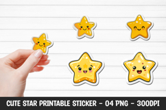 Cute Star Printable Sticker Product Image 1