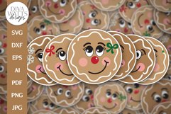 Gingerbread Sticker PNG Bundle | Christmas / Winter Product Image 3
