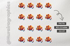 Clown fish|Printable Animal Sticker Product Image 3