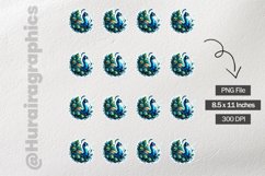 Peacock|Printable Animal Sticker Product Image 3