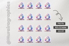 Owl|Printable Animal Sticker Product Image 3