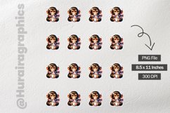 Monkey|Printable Animal Sticker Product Image 3