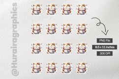 Owl|Printable Animal Sticker Product Image 3