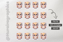 Owl|Printable Animal Sticker Product Image 3