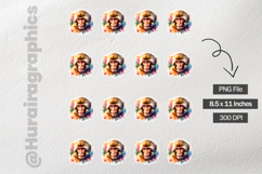 Monkey|Printable Animal Sticker Product Image 2