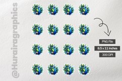 Peacock|Printable Animal Sticker Product Image 3