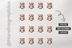 Owl|Printable Animal Sticker Product Image 3