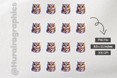 Owl|Printable Animal Sticker Product Image 3