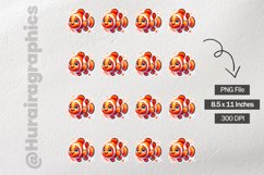 Clown fish|Printable Animal Sticker Product Image 3