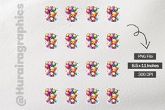 Bear|Printable Animal Sticker Product Image 3