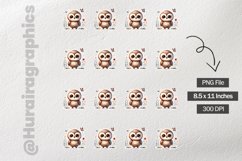 Owl|Printable Animal Sticker Product Image 3