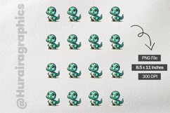 Dinasour|Printable Animal Sticker Product Image 3