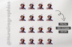 Monkey|Printable Animal Sticker Product Image 3