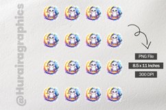 Owl|Printable Animal Sticker Product Image 3