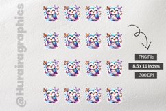 Owl|Printable Animal Sticker Product Image 3