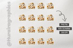 Owl|Printable Animal Sticker Product Image 3