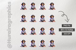 Monkey|Printable Animal Sticker Product Image 3