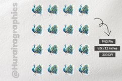 Peacock|Printable Animal Sticker Product Image 3