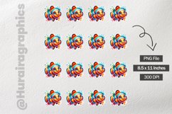 Clown fish|Printable Animal Sticker Product Image 3