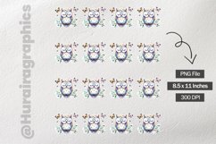 Owl|Printable Animal Sticker Product Image 3