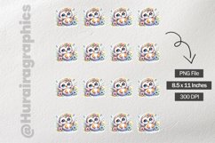 Owl|Printable Animal Sticker Product Image 3