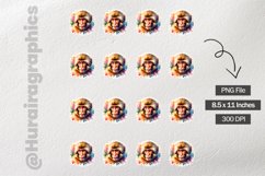 Monkey|Printable Animal Sticker Product Image 3