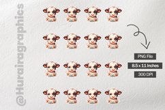 Cow|Printable Animal Sticker Product Image 3