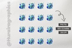Peacock|Printable Animal Sticker Product Image 3