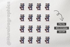 Raccon|Printable Animal Sticker Product Image 3