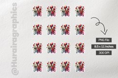 Floral Skull|Printable Animal Sticker Product Image 3