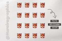 Fox|Printable Animal Sticker Product Image 3