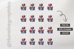 Floral Skull|Printable Animal Sticker Product Image 3