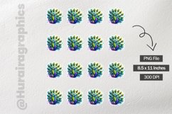 Peacock|Printable Animal Sticker Product Image 3
