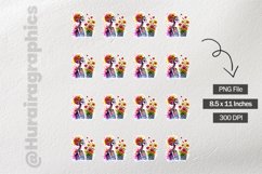 Floral Skull|Printable Animal Sticker Product Image 3