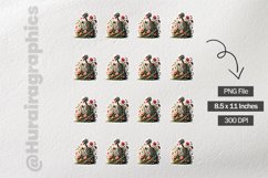 Floral Skull|Printable Animal Sticker Product Image 3