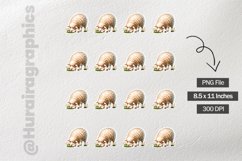 Sheep|Printable Animal Sticker Product Image 3