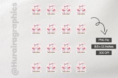 Flamingo|Printable Animal Sticker Product Image 3