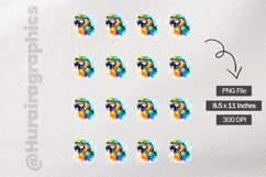 Parrot|Printable Animal Sticker Product Image 2