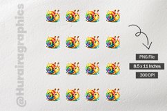 Snail|Printable Animal Sticker Product Image 3
