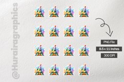 Birthday Animal |Printable Animal Sticker Product Image 3