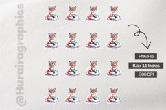 Fox|Printable Animal Sticker Product Image 3