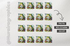 Frog|Printable Animal Sticker Product Image 3