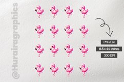 Flamingo|Printable Animal Sticker Product Image 2