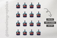 Guitar|Printable Animal Sticker Product Image 2
