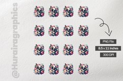 Floral Skull|Printable Animal Sticker Product Image 3